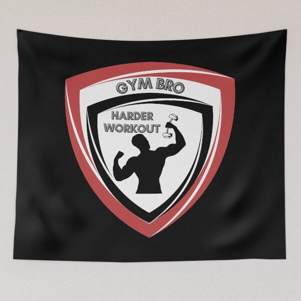 Item preview, Gym Bro Harder Workout designed and sold by Gary-Shop.