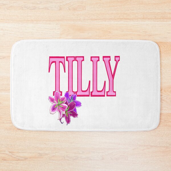 Item preview, Top 10 best personalised gifts - Tilly, Mathilda, Mathilde, preppy personalised,personalized name with painted lilies designed and sold by Artonmytee.