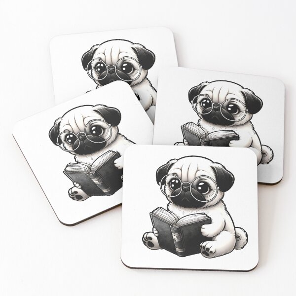 Item preview, Pug Reading designed and sold by Truck Stop One.