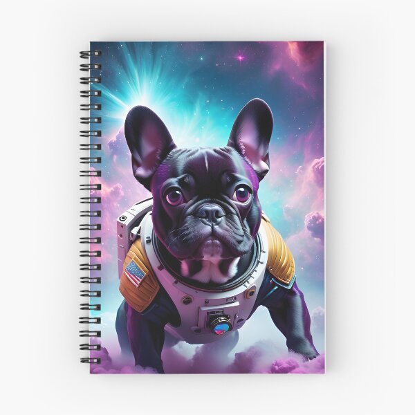 Item preview, French Bulldog in space fantasy art pic designed and sold by PineappleBlend.