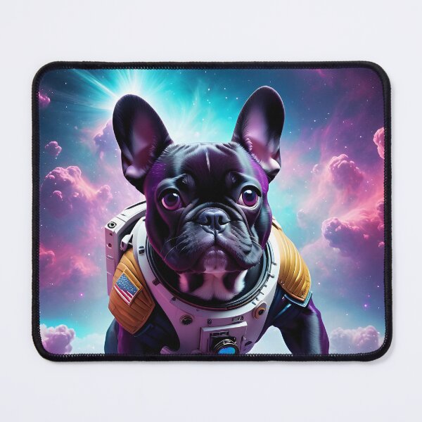 Item preview, French Bulldog in space fantasy art pic designed and sold by PineappleBlend.
