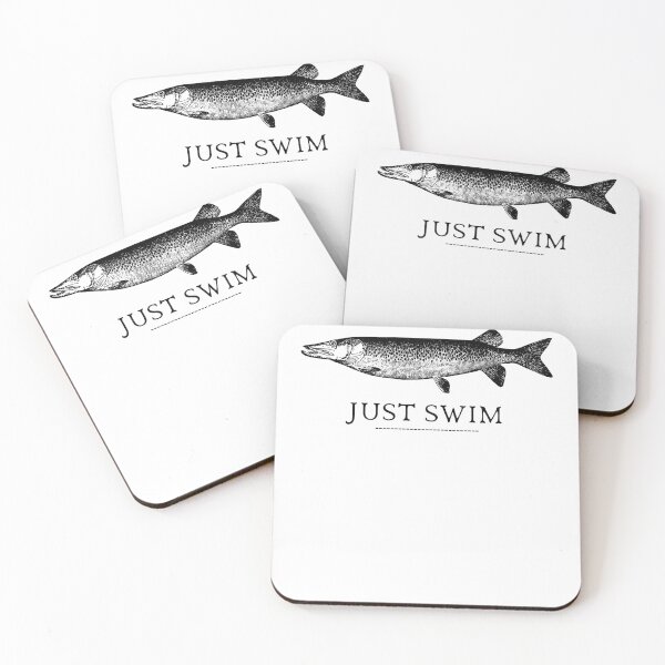 Item preview, SIMPLE FISH JUST SWIM designed and sold by FutureFiesta.