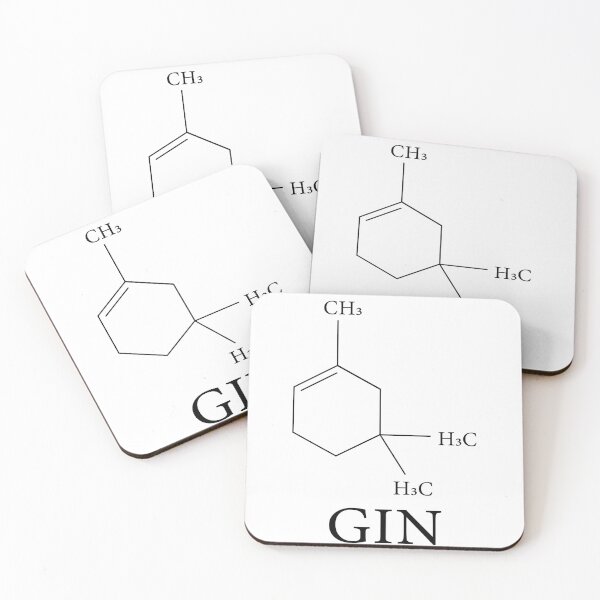 Item preview, Gin  Molecular structure designed and sold by dennaibz.