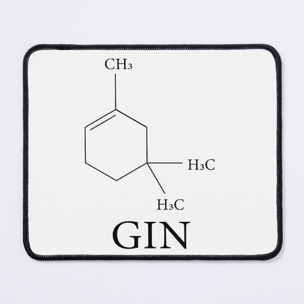 Item preview, Gin  Molecular structure designed and sold by dennaibz.