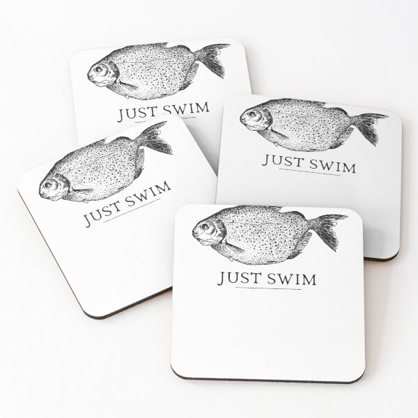 Item preview, SIMPLE FISH JUST SWIM designed and sold by FutureFiesta.