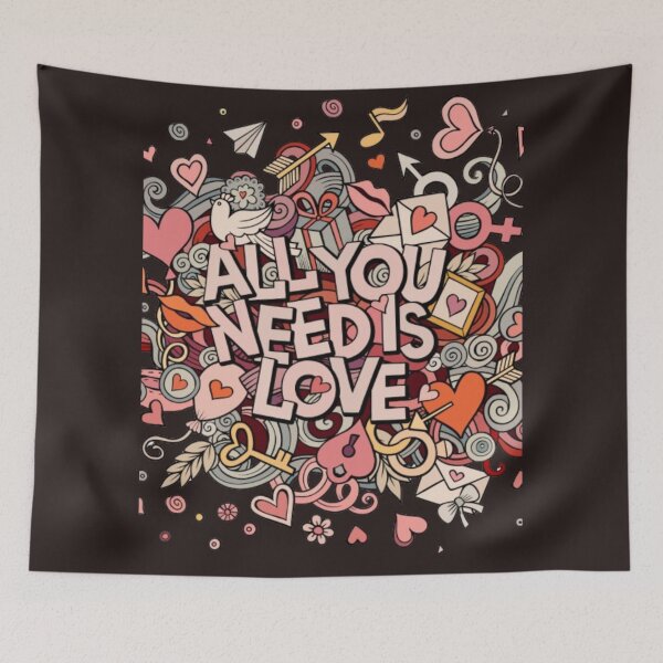 Item preview, All you need is love,UnconditionalLove, PositiveVibes, EmbraceLove,  designed and sold by kozlebozle007.
