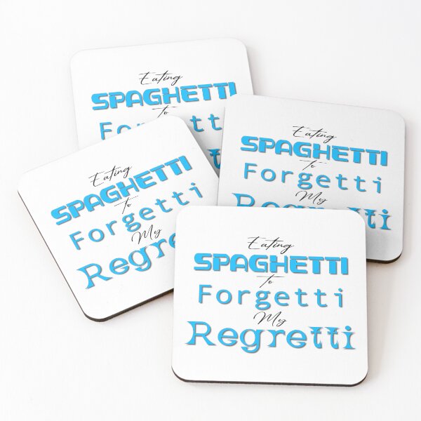 Item preview, Eating Spaghetti To Forgetti My Regretti, Funny Quotes, Food Quotes, Spaghetti, Pasta, Food Friends, BFF, Best Friends, Restaurant, Eating, Forget, Regret, designed and sold by Henrylizarraga.