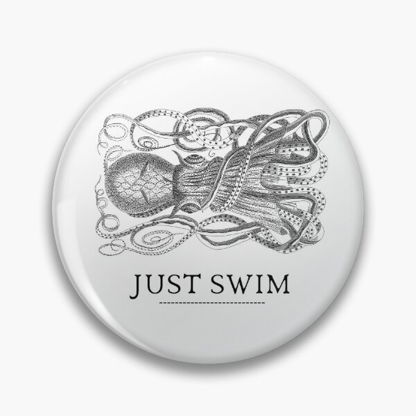 Item preview, SIMPLE OCTOPUS JUST SWIM designed and sold by FutureFiesta.