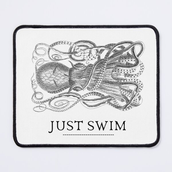 Item preview, SIMPLE OCTOPUS JUST SWIM designed and sold by FutureFiesta.