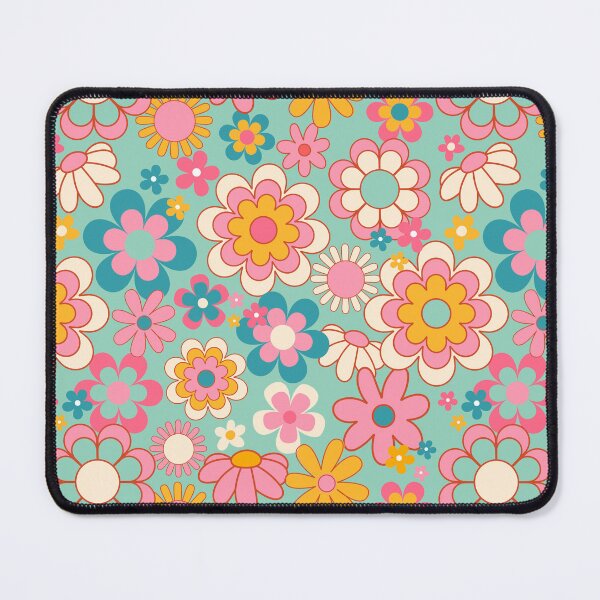 Item preview, Lively Floral Vintage Pattern designed and sold by retrobliss70s.