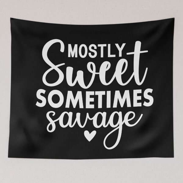 Item preview, Mostly Sweet Sometimes Savage  designed and sold by Hairball-Pets.