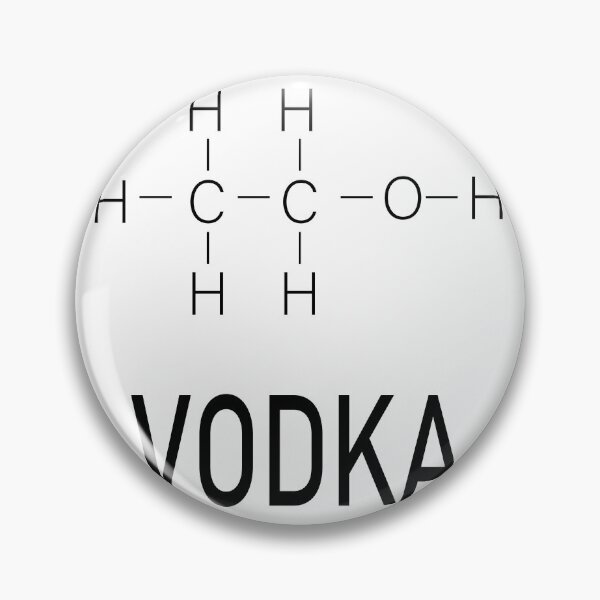 Item preview, Vodka  Molecular structure designed and sold by dennaibz.