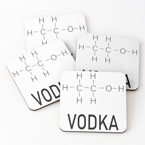 Item preview, Vodka  Molecular structure designed and sold by dennaibz.