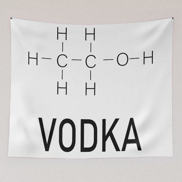 Item preview, Vodka  Molecular structure designed and sold by dennaibz.