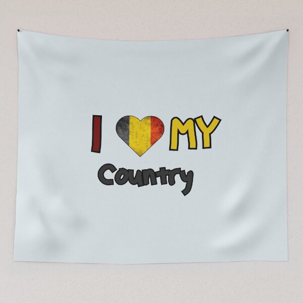 Item preview, I Love my Country Belgium - Belgian Pride  designed and sold by SaLaH-B-EdDiNe.