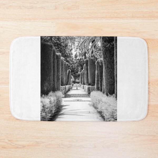 Item preview, Sunlit Alcazar Avenue Vertical bw designed and sold by eddiebarronshop.