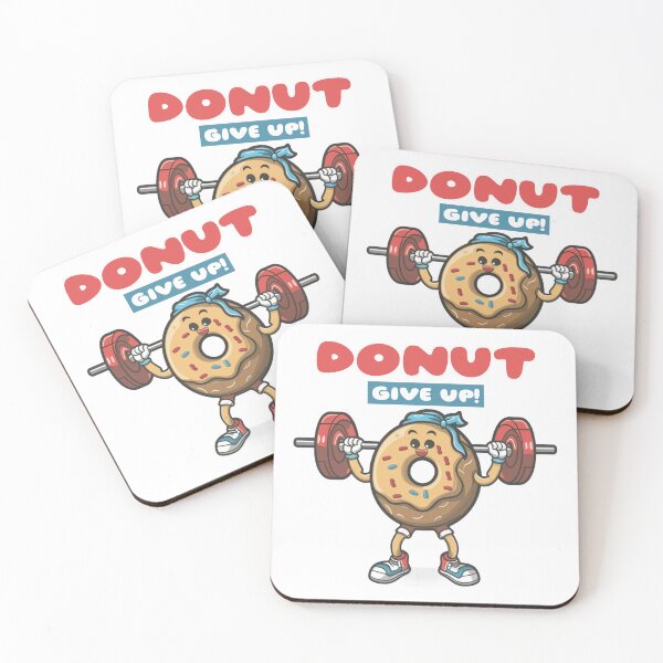 Item preview, Funny Donut Donut Give Up Lifting designed and sold by sadedream.