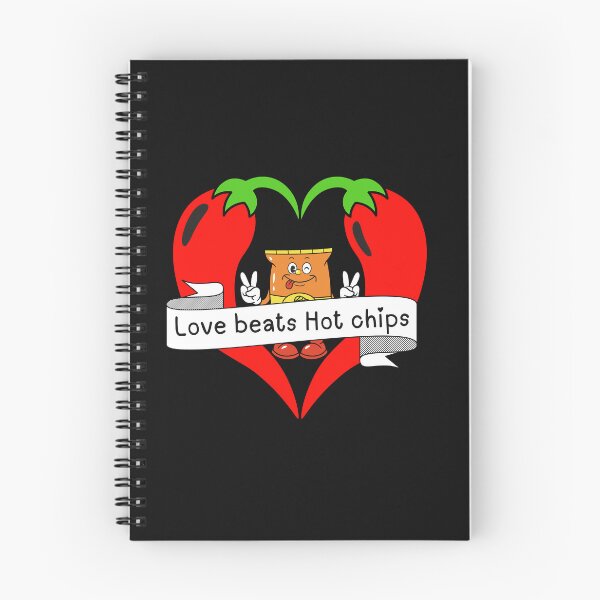 Item preview,  Love beats hot chips || I love hot chips || funny chips  designed and sold by Cosmicworld07.