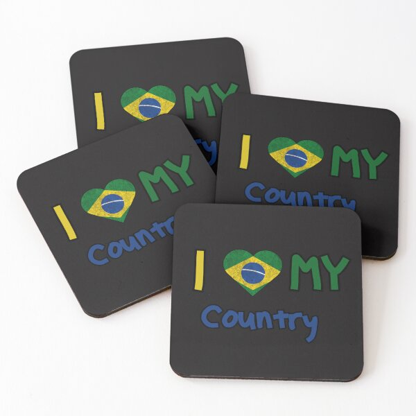 Item preview, I Love my Country Brazil - Brazilian Pride  designed and sold by SaLaH-B-EdDiNe.