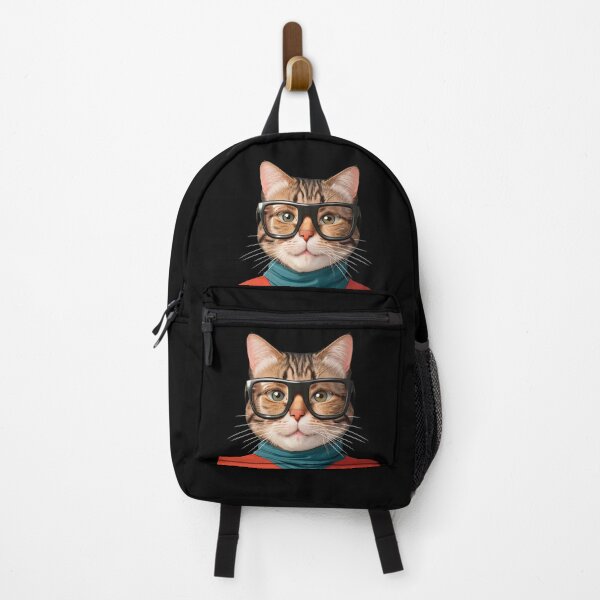 Item preview, Tabby nerd cat with glasses designed and sold by HarridanCreates.