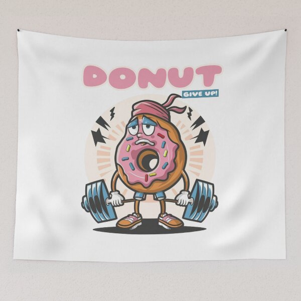 Item preview, Funny Donut Donut Give Up Lifting Calorie Burn designed and sold by sadedream.