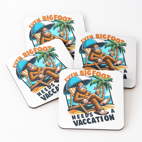 Item preview, Chill-Out Sasquatch: Bigfoot Beach Vacation designed and sold by Norgen.