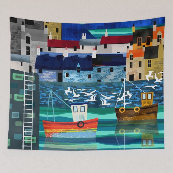 Item preview, Fishing Village  designed and sold by Andrew  Hitchen.