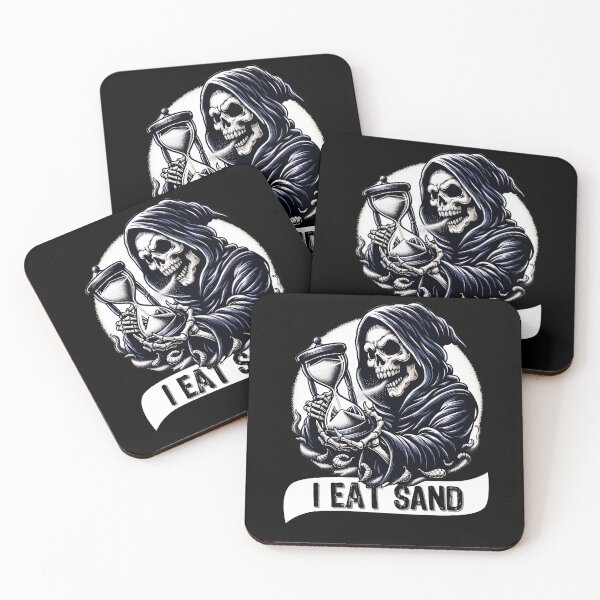 Item preview, I Eat Sand Grim Reaper  designed and sold by Joyful-Park.
