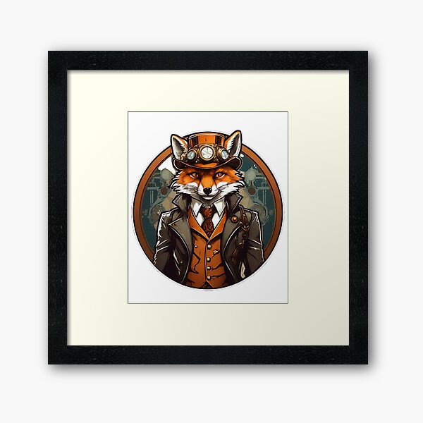 Aperçu de l'œuvre Renard Steampunk créée et vendue par Krieghorn.