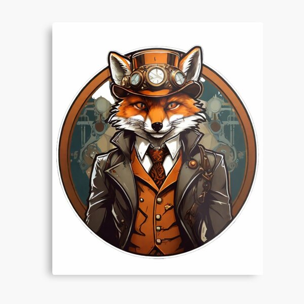 Aperçu de l'œuvre Renard Steampunk créée et vendue par Krieghorn.