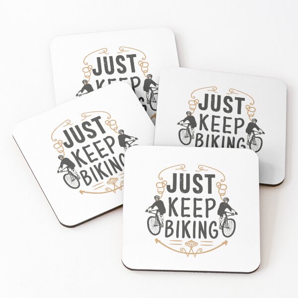 Item preview, Just Keep Biking Bicycle designed and sold by Psycho-Crazy.