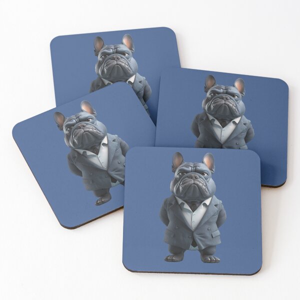 Item preview, Dynamic Gangster French Bulldog Sticker designed and sold by AzottoShop.