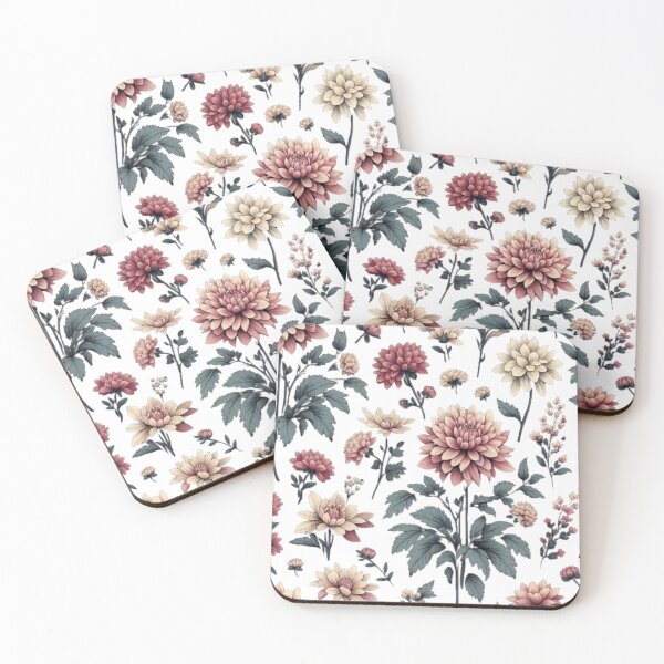 Item preview, Vibrant Dahlia Pattern - Bold Botanical Floral Design designed and sold by ProjectNoah.