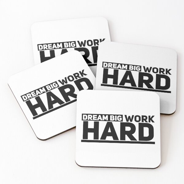 Item preview, Motivational Dream Big And Work Hard  designed and sold by lycreative.