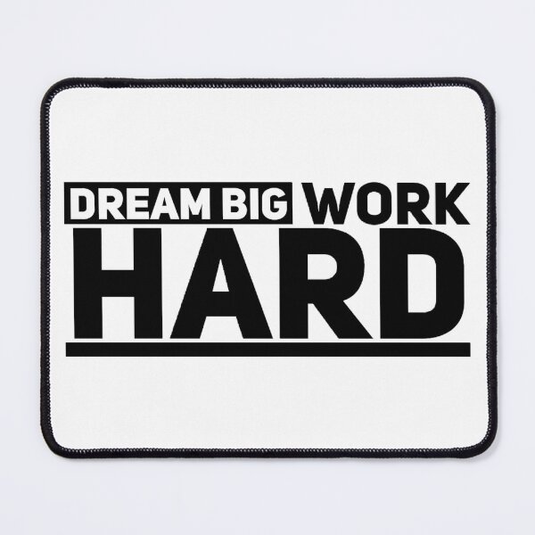 Item preview, Motivational Dream Big And Work Hard designed and sold by lycreative.