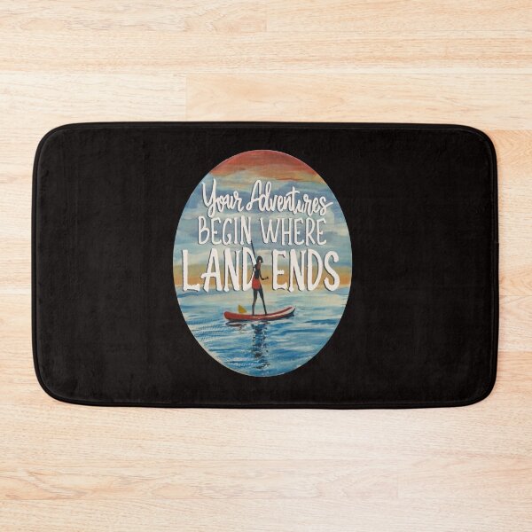 Item preview, Paddle Board - Your Adventures Begin Where Land Ends designed and sold by FOUTI.
