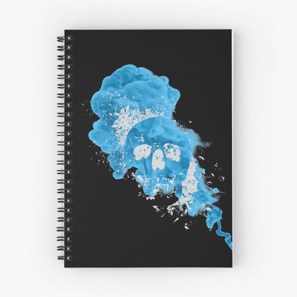 Item preview, Skulls floating in blue gas designed and sold by mikoto-K09.