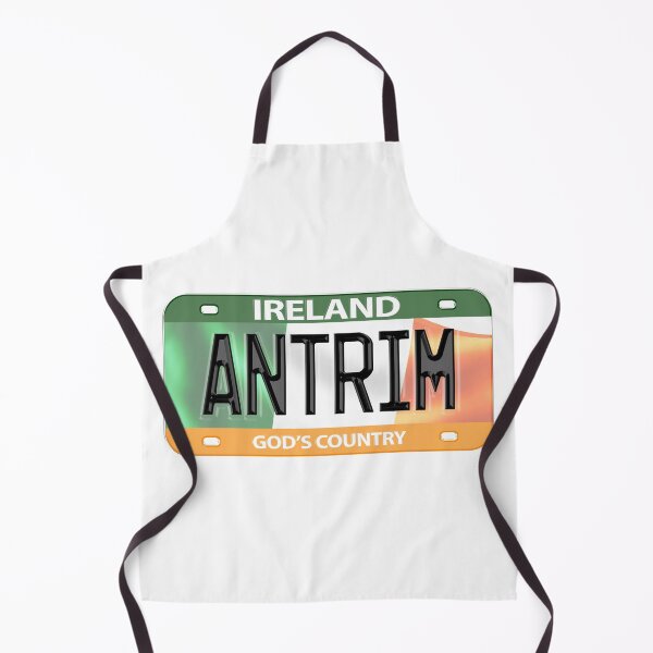 Item preview, Antrim Ireland Irish USA Canada License Plate designed and sold by REAL IRISH GIFTS.
