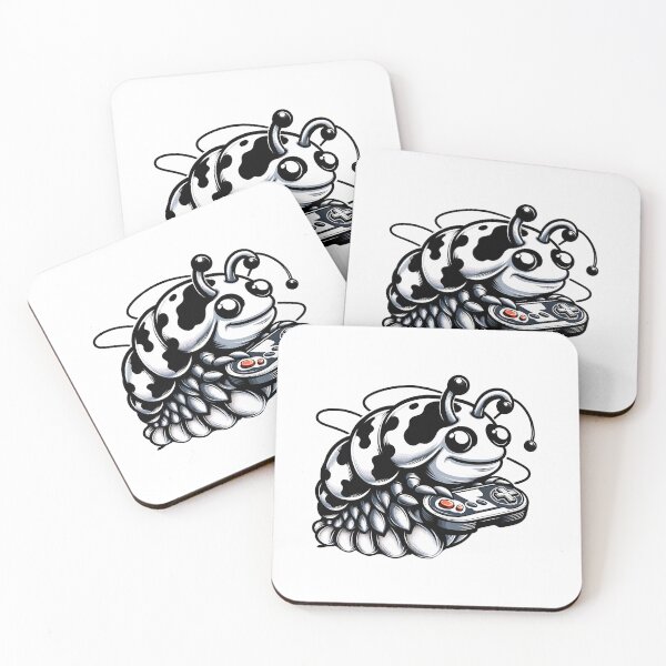 Item preview, Dairy Cow Isopod Cute Bug Games designed and sold by Joyful-Park.