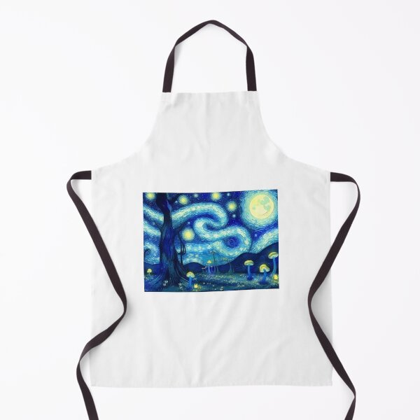 Item preview, Blue Starry Night - Magic Mushroom Forest #6 designed and sold by Scarlet Swan.