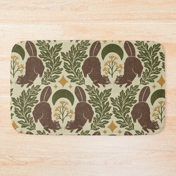 Item preview, Nature's Palette, Colored Pencil Beavers in Green, Brown, and Yellow designed and sold by OzdeBayer.