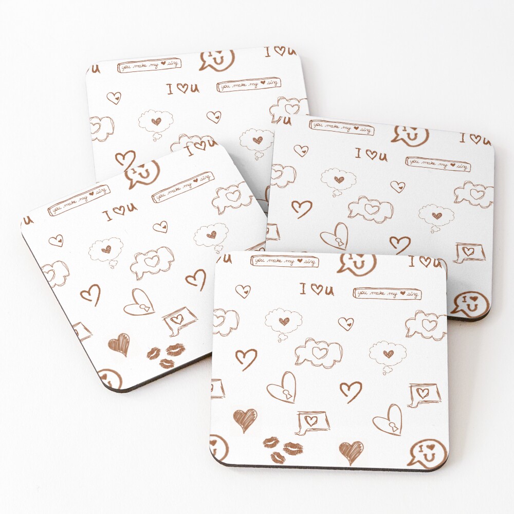 Item preview, Coasters (Set of 4) designed and sold by NaitoGraphisme.