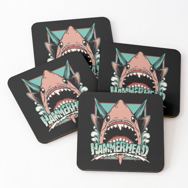 Item preview, Cute hammerhead shark teeth ocean fish  designed and sold by CaPhuna.