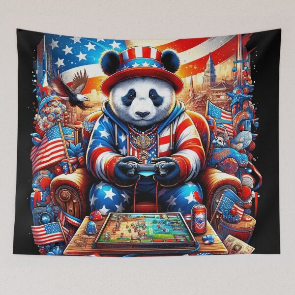 Item preview, Patriotic Gaming Panda designed and sold by czarnyfeniks.
