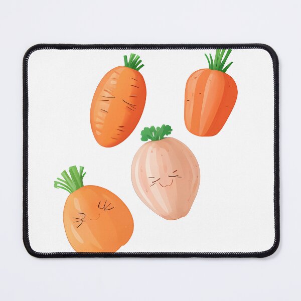 Item preview, Cute Kawai Vegetables Carrot Radish Pack designed and sold by PVSKI.