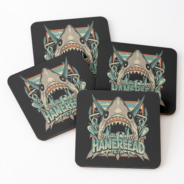 Item preview, Cute hammerhead shark teeth ocean fish  designed and sold by CaPhuna.