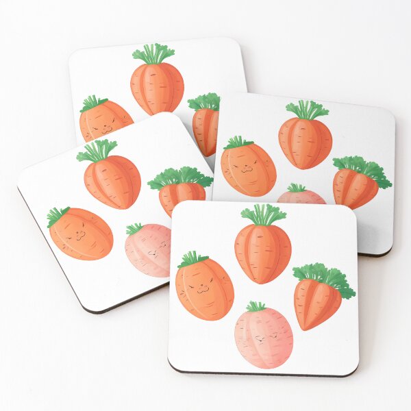 Item preview, Cute Kawai Vegetables Carrot Radish Pack designed and sold by PVSKI.