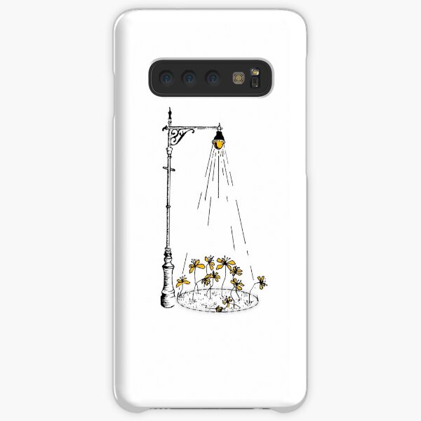 Street Lamp and Flowers Ink Drawing Samsung Galaxy Snap Case