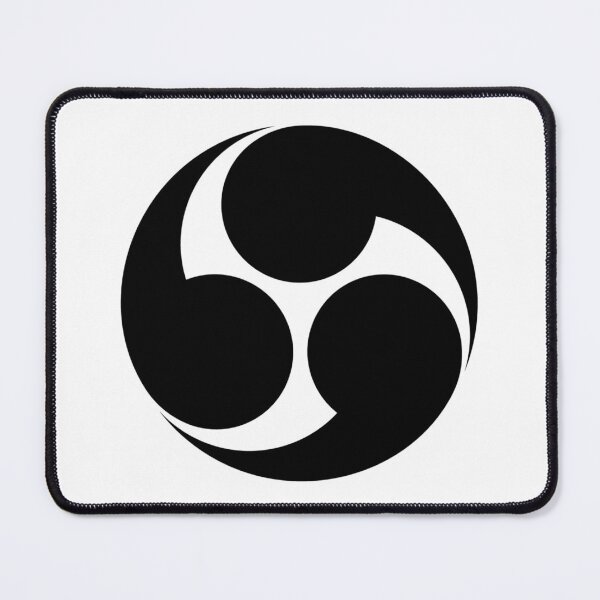 Item preview, Traditional Japanese Samurai crest: Clockwise Three Tomoe designed and sold by Onigokko.