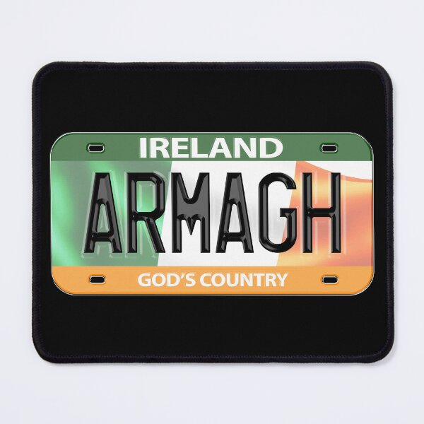 Item preview, Armagh Ireland Irish USA Canada License Plate designed and sold by REAL IRISH GIFTS.